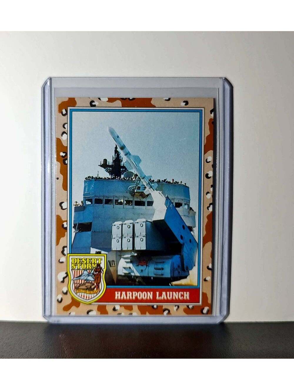Harpoon Launch 1991 Topps Desert Storm #152 Card - Picture 1 of 10